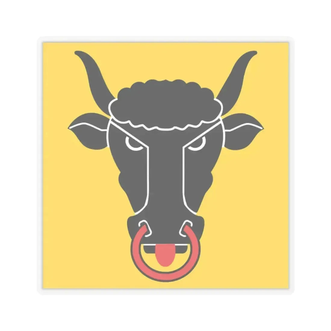 Flag of Uri Switzerland - STICKER Vinyl Kiss-Cut Decal 2 Inch Transparent - The Sticker Space