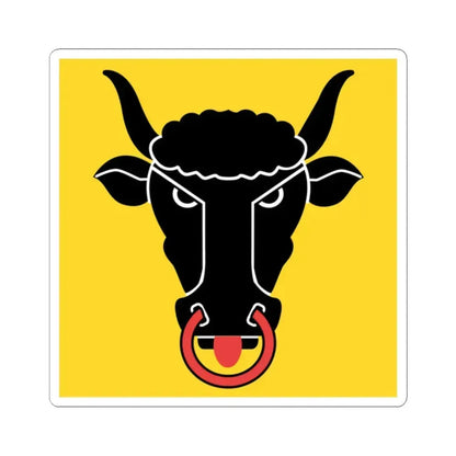 Flag of Uri Switzerland - STICKER Vinyl Kiss-Cut Decal 2 Inch White - The Sticker Space