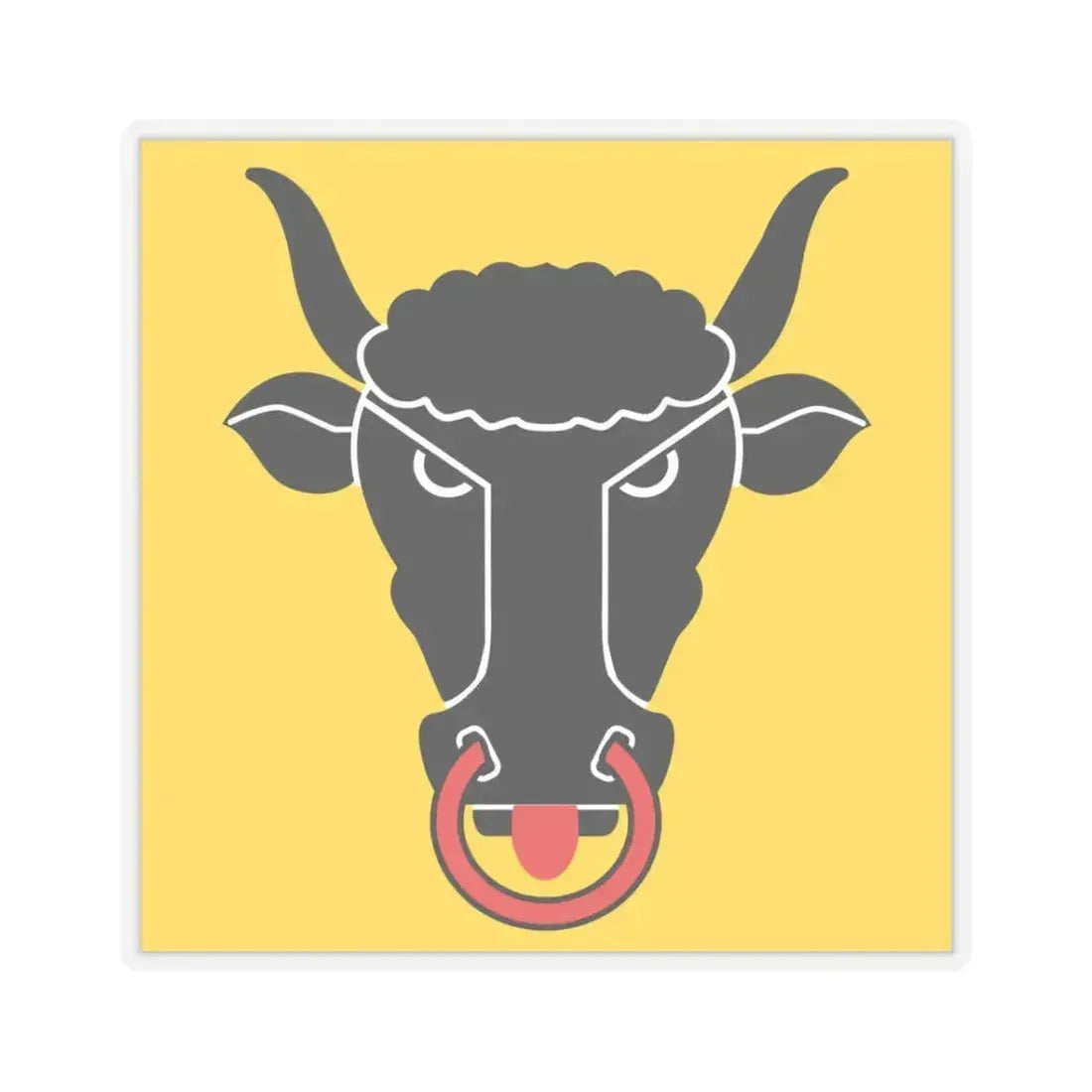 Flag of Uri Switzerland - STICKER Vinyl Kiss-Cut Decal 3 Inch Transparent - The Sticker Space