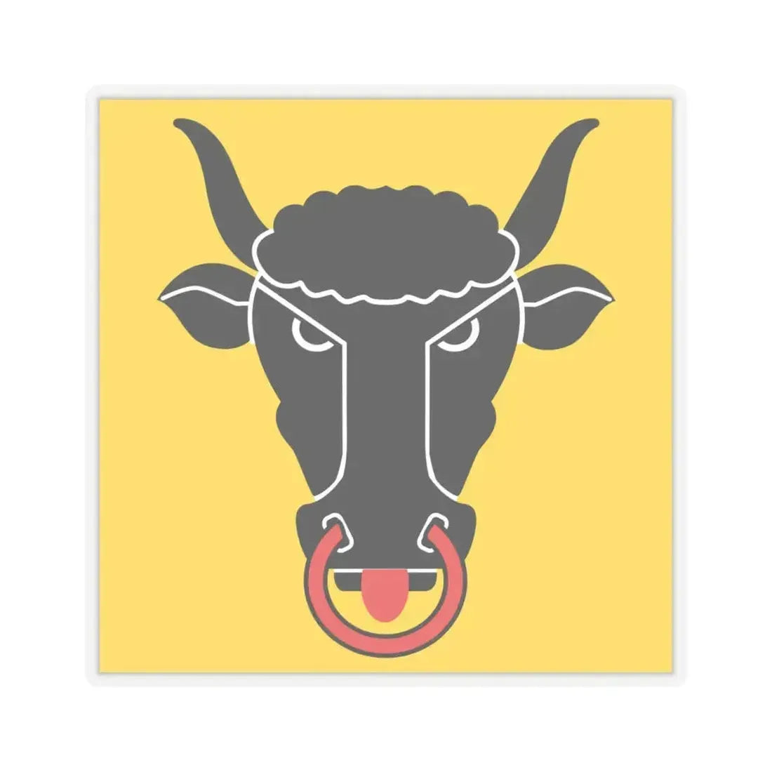 Flag of Uri Switzerland - STICKER Vinyl Kiss-Cut Decal 4 Inch Transparent - The Sticker Space