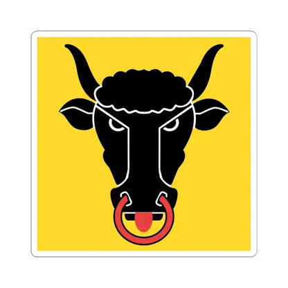 Flag of Uri Switzerland - STICKER Vinyl Kiss-Cut Decal 4 Inch White - The Sticker Space