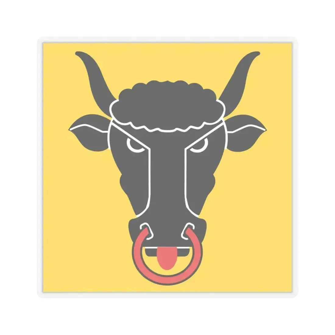 Flag of Uri Switzerland - STICKER Vinyl Kiss-Cut Decal 6 Inch Transparent - The Sticker Space