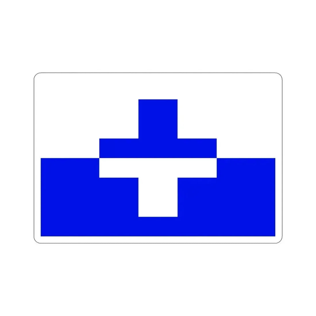 Flag of Żurrieq Malta STICKER Vinyl Die-Cut Decal 6 Inch - The Sticker Space