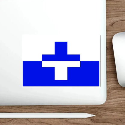 Flag of Żurrieq Malta STICKER Vinyl Die-Cut Decal - The Sticker Space