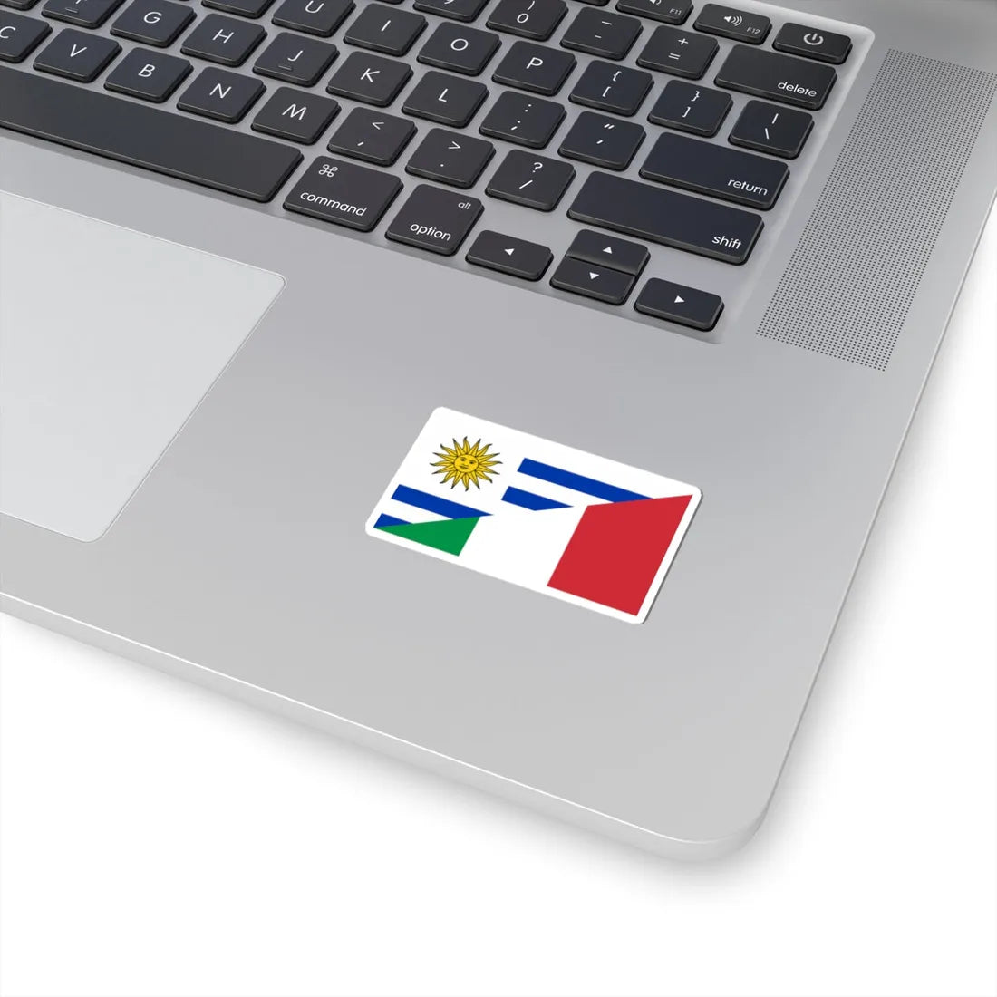 Flag of Uruguay and Italy (Italy) STICKER Vinyl Kiss-Cut Decal - The Sticker Space