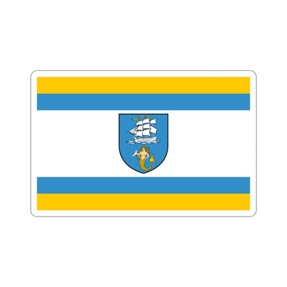 Flag of Ustka Poland STICKER Vinyl Die-Cut Decal-3 Inch-The Sticker Space