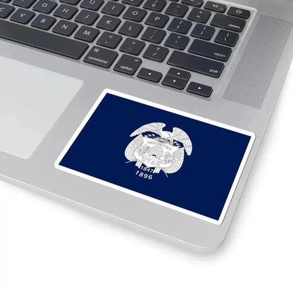 Flag of Utah 1911-1913 (United States) STICKER Vinyl Kiss-Cut Decal - The Sticker Space