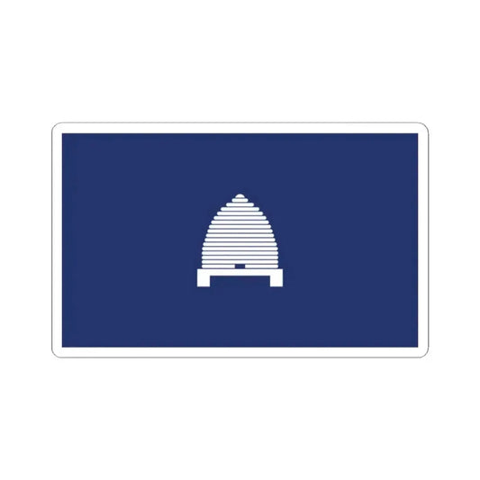 Flag of Utah 1927 Proposal (United States) STICKER Vinyl Kiss-Cut Decal 2 Inch White - The Sticker Space