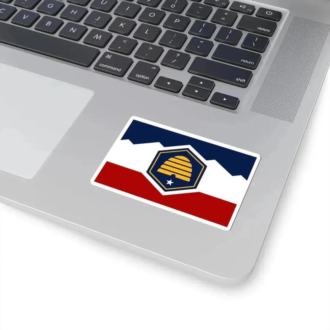 Flag of Utah 3-2 (United States) STICKER Vinyl Kiss-Cut Decal - The Sticker Space