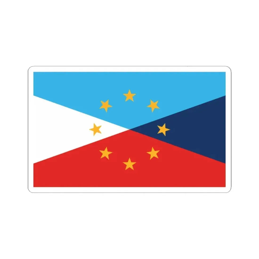 Flag of Utah semifinalist 1 (United States) STICKER Vinyl Kiss-Cut Decal 2 Inch White - The Sticker Space