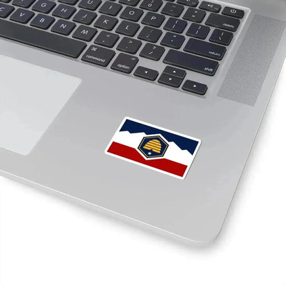 Flag of Utah (United States) STICKER Vinyl Kiss-Cut Decal - The Sticker Space