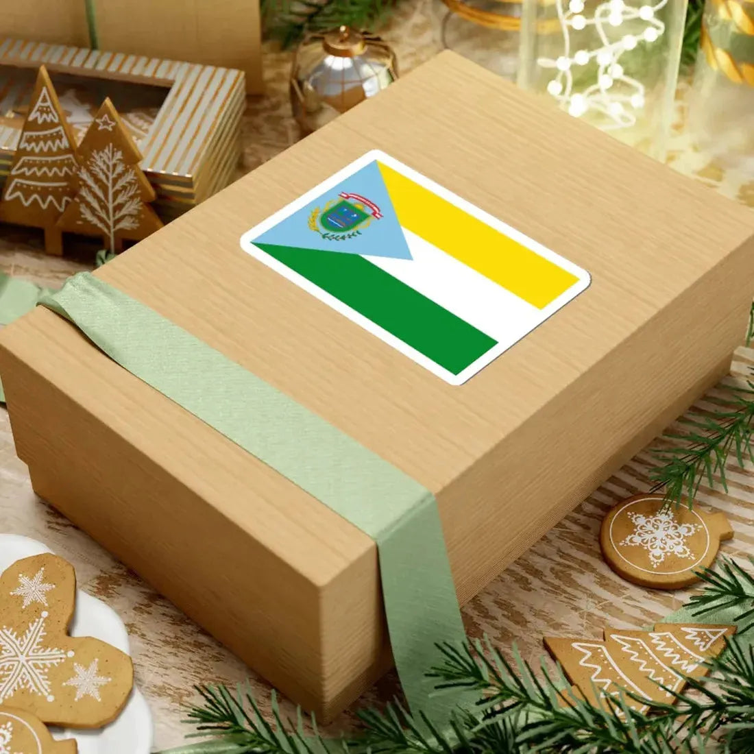 Flag of Utcubamba (Peru) STICKER Vinyl Kiss-Cut Decal - The Sticker Space