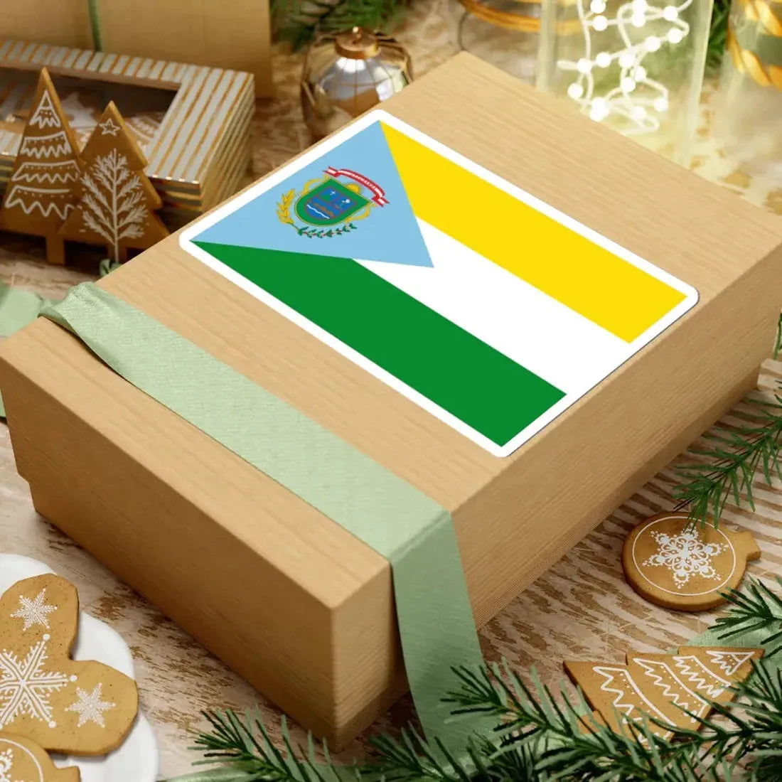 Flag of Utcubamba (Peru) STICKER Vinyl Kiss-Cut Decal - The Sticker Space