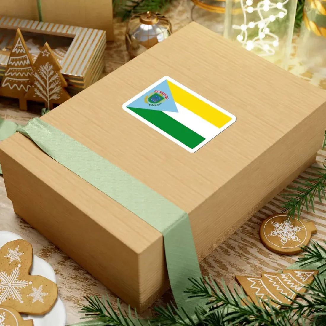 Flag of Utcubamba (Peru) STICKER Vinyl Kiss-Cut Decal - The Sticker Space