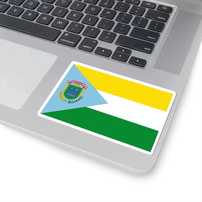 Flag of Utcubamba (Peru) STICKER Vinyl Kiss-Cut Decal - The Sticker Space