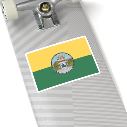 Flag of Uthai Thani (Thailand) STICKER Vinyl Kiss-Cut Decal - The Sticker Space