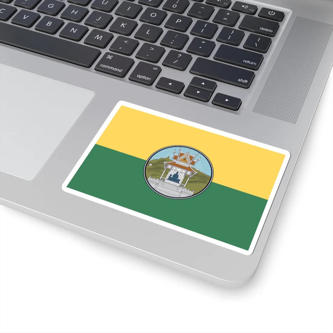 Flag of Uthai Thani (Thailand) STICKER Vinyl Kiss-Cut Decal - The Sticker Space