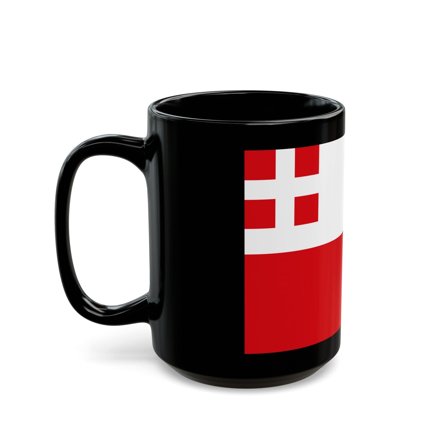 Flag of Utrecht Netherlands - Black Coffee Mug-The Sticker Space