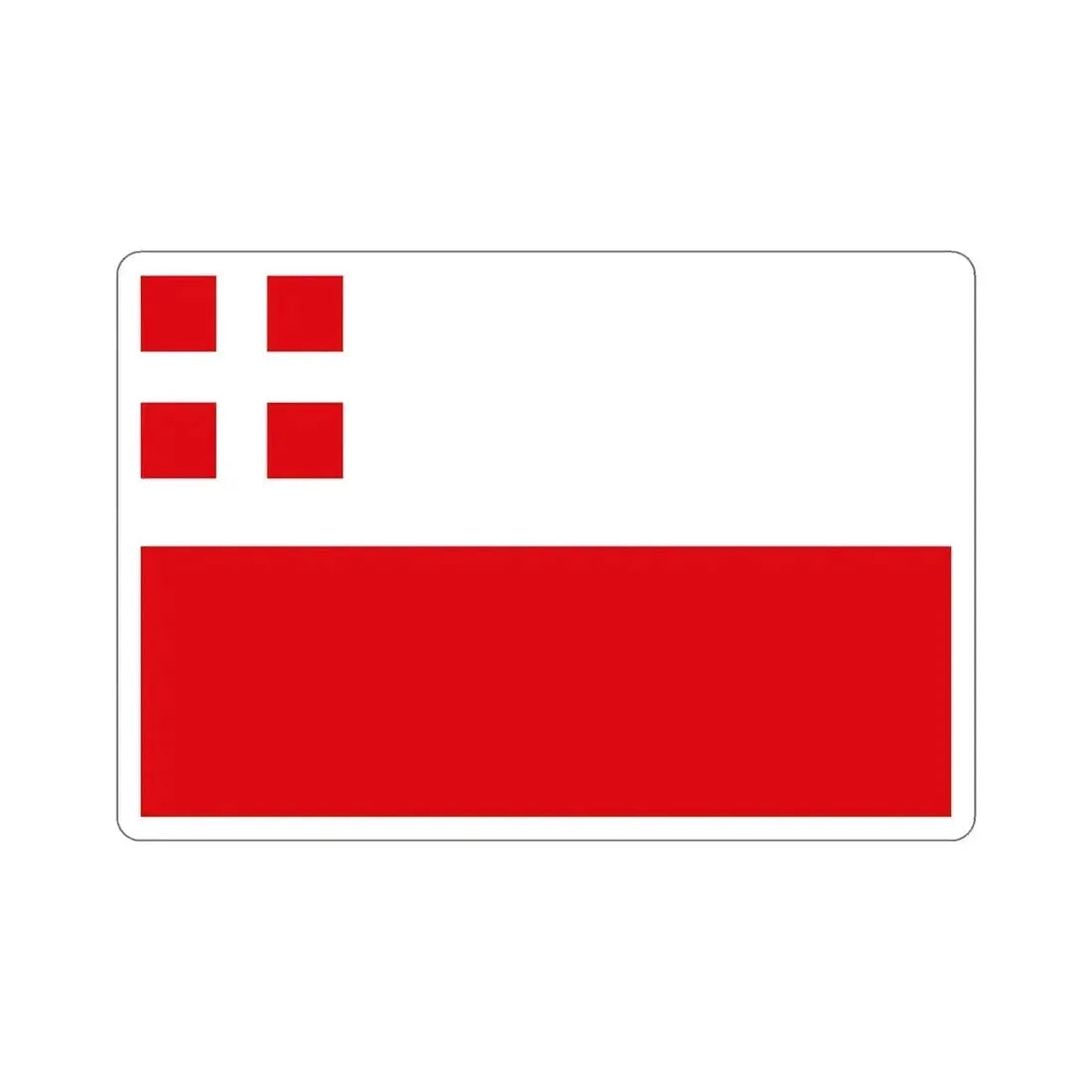 Flag of Utrecht Netherlands STICKER Vinyl Die-Cut Decal 6 Inch - The Sticker Space