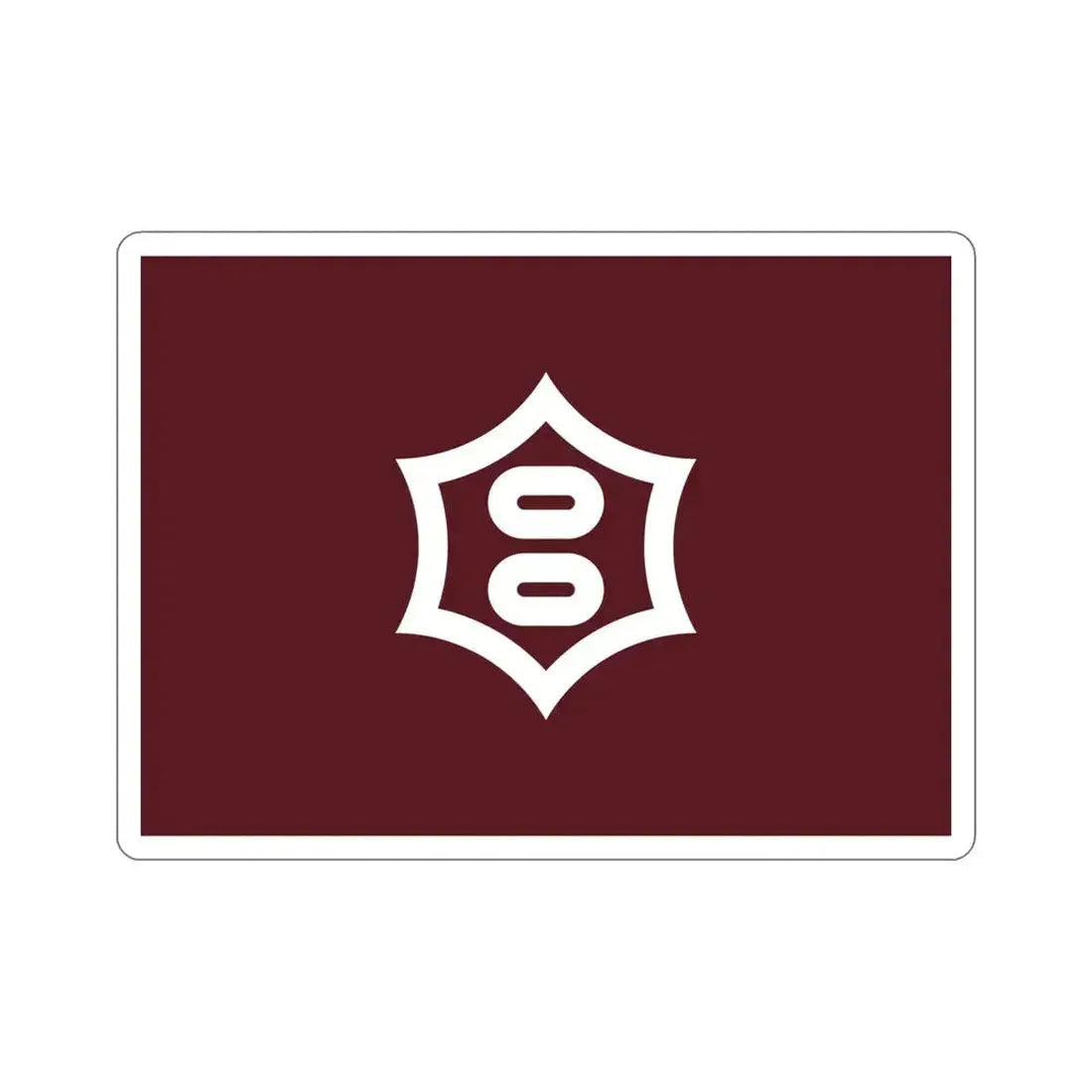 Flag of Utsunomiya Tochigi Japan STICKER Vinyl Die-Cut Decal 4 Inch - The Sticker Space