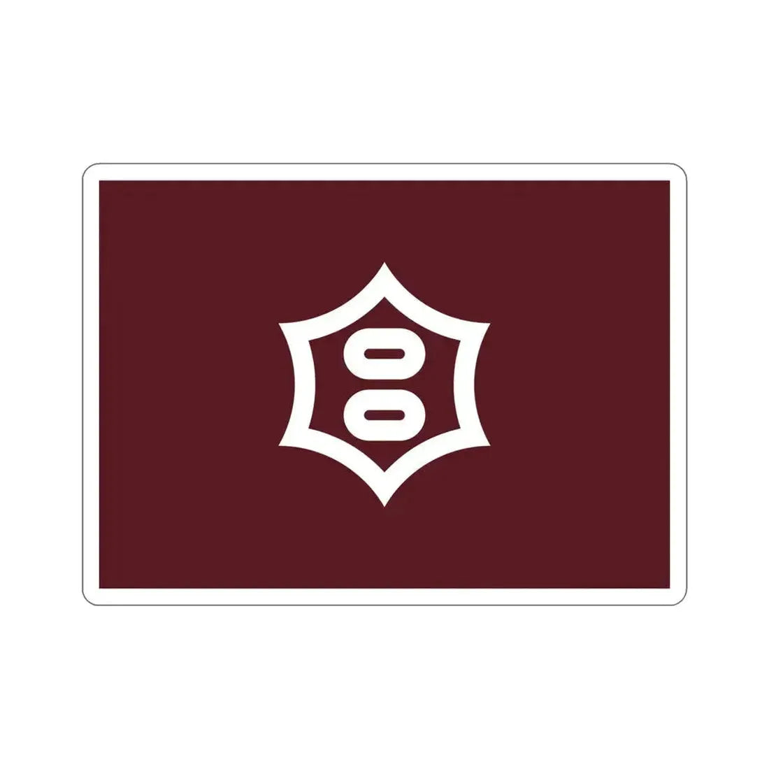 Flag of Utsunomiya Tochigi Japan STICKER Vinyl Die-Cut Decal 5 Inch - The Sticker Space