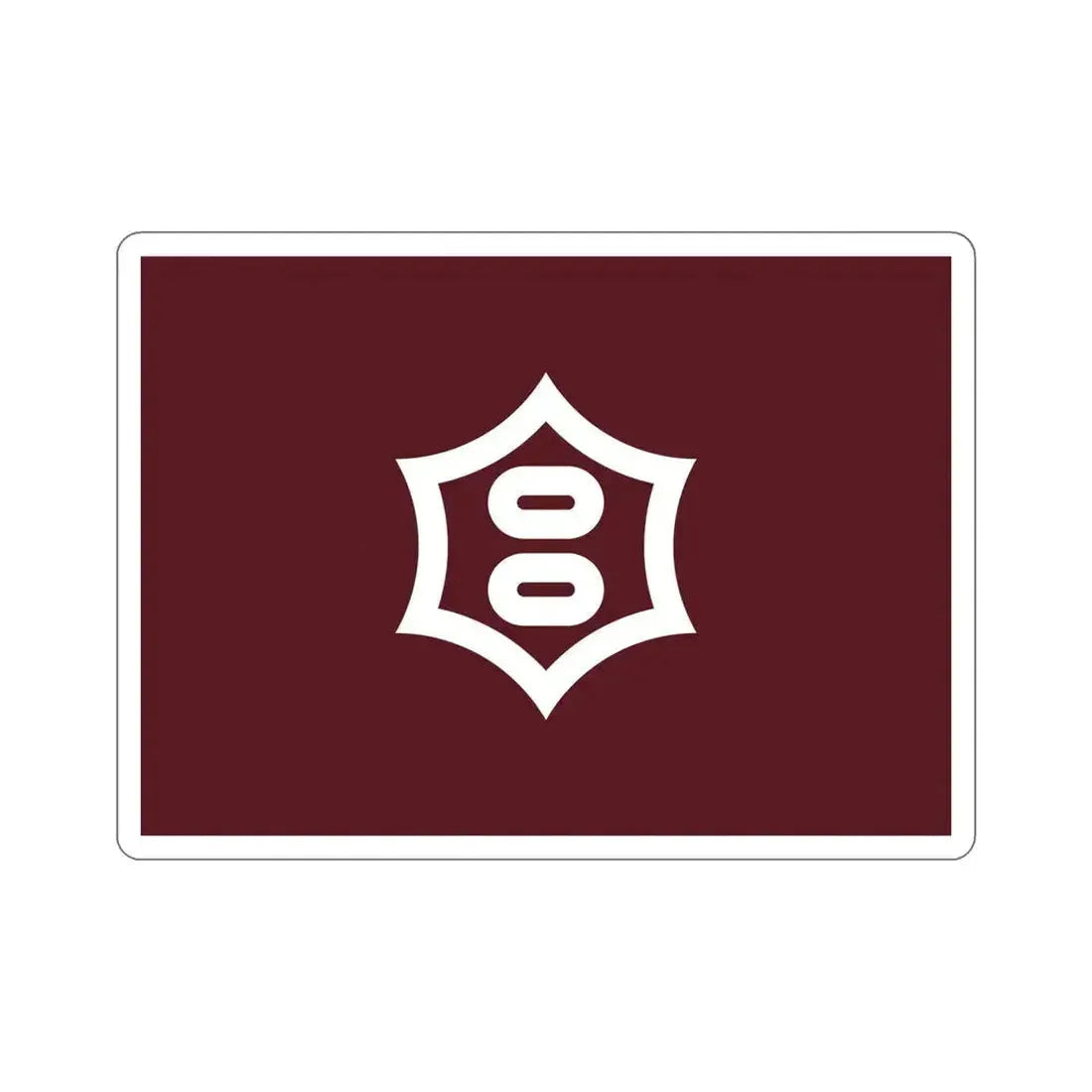 Flag of Utsunomiya Tochigi Japan STICKER Vinyl Die-Cut Decal 6 Inch - The Sticker Space