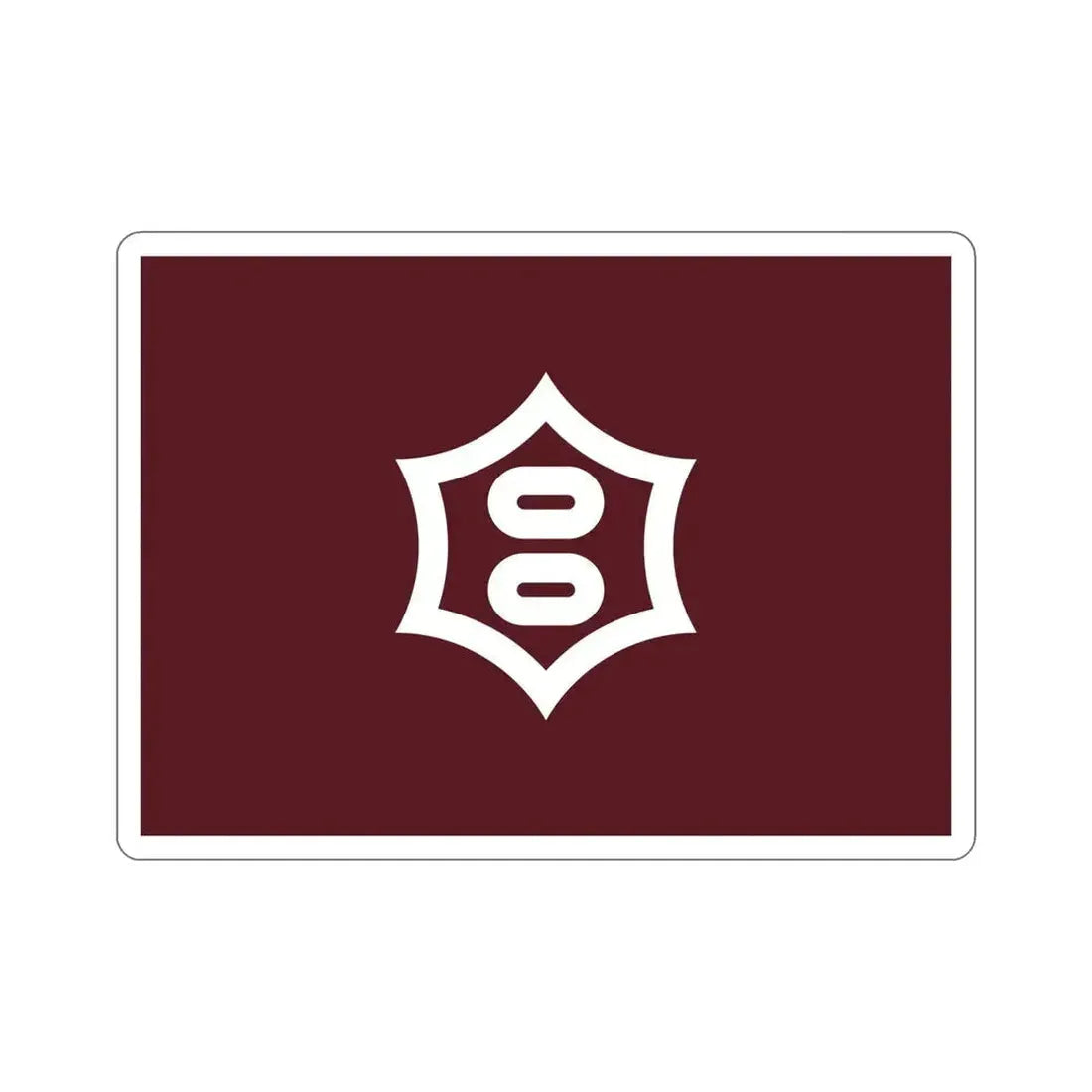 Flag of Utsunomiya Tochigi Japan STICKER Vinyl Die-Cut Decal - The Sticker Space