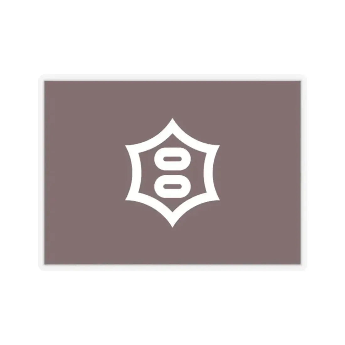 Flag of Utsunomiya Tochigi Japan - STICKER Vinyl Kiss-Cut Decal 2 Inch Transparent - The Sticker Space