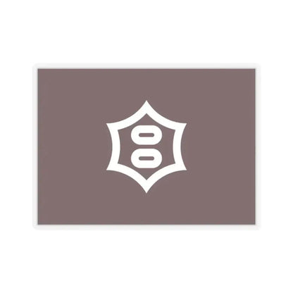 Flag of Utsunomiya Tochigi Japan - STICKER Vinyl Kiss-Cut Decal 2 Inch Transparent - The Sticker Space