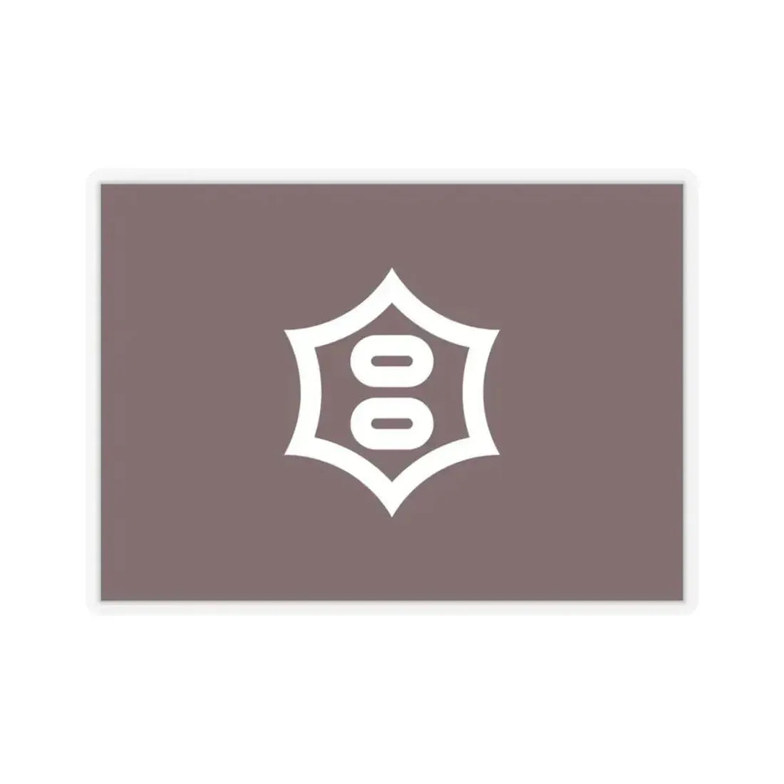 Flag of Utsunomiya Tochigi Japan - STICKER Vinyl Kiss-Cut Decal 3 Inch Transparent - The Sticker Space