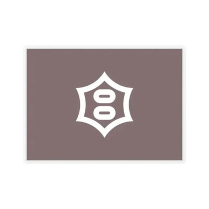 Flag of Utsunomiya Tochigi Japan - STICKER Vinyl Kiss-Cut Decal 3 Inch Transparent - The Sticker Space