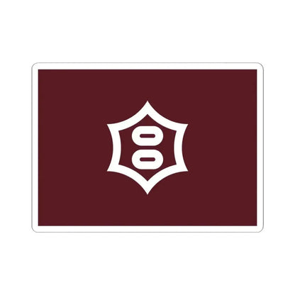 Flag of Utsunomiya Tochigi Japan - STICKER Vinyl Kiss-Cut Decal 3 Inch White - The Sticker Space