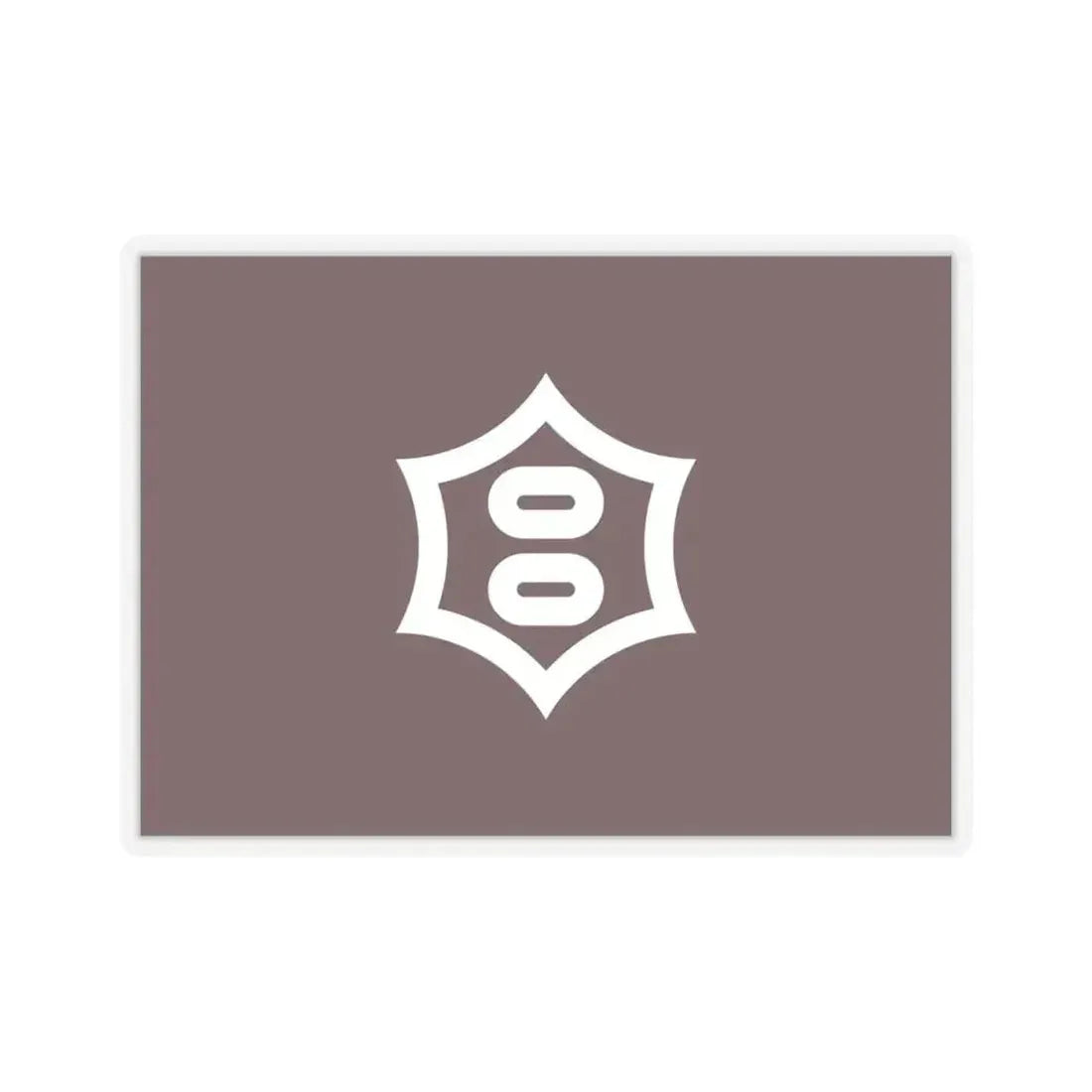 Flag of Utsunomiya Tochigi Japan - STICKER Vinyl Kiss-Cut Decal 4 Inch Transparent - The Sticker Space