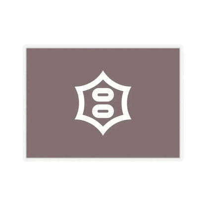 Flag of Utsunomiya Tochigi Japan - STICKER Vinyl Kiss-Cut Decal 4 Inch Transparent - The Sticker Space