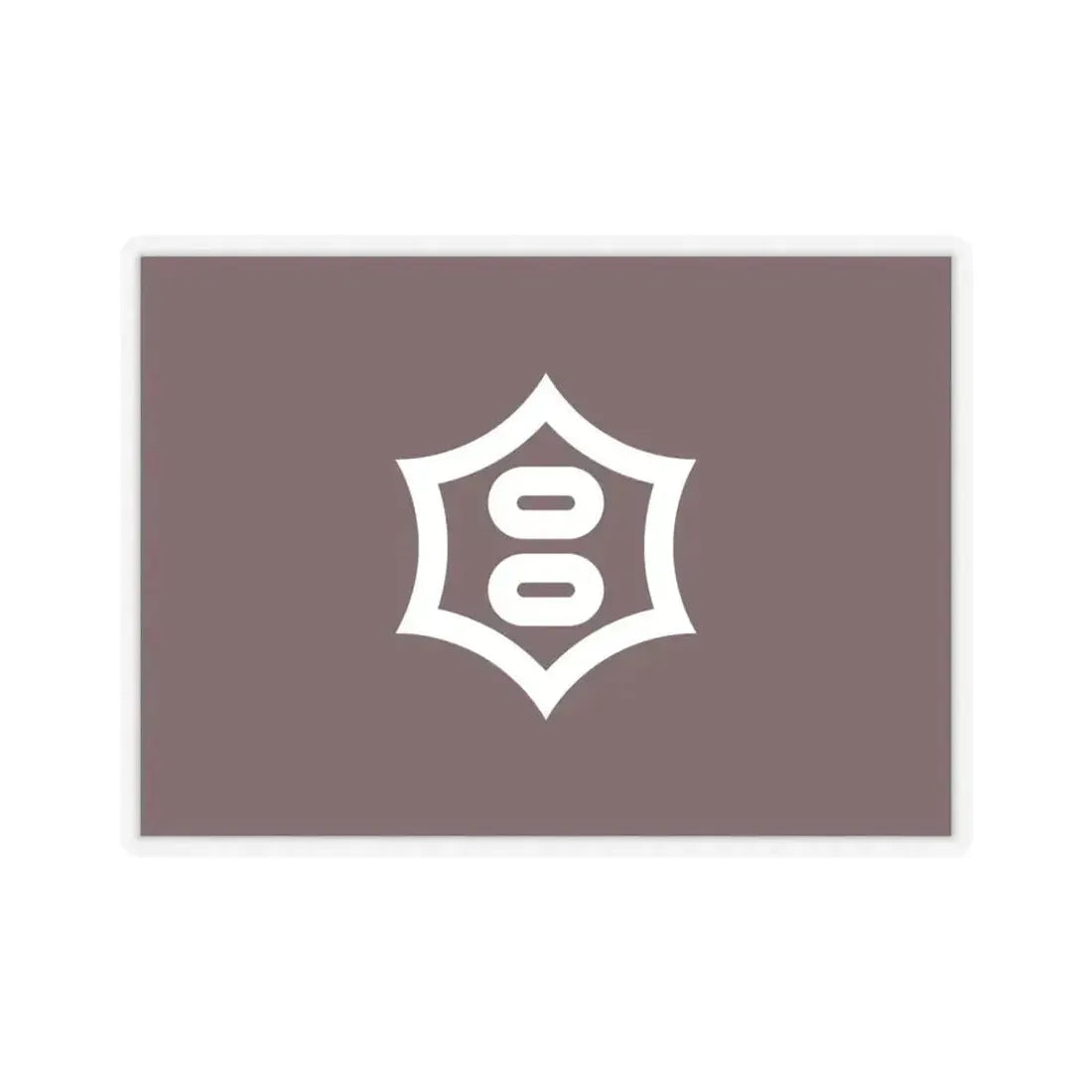 Flag of Utsunomiya Tochigi Japan - STICKER Vinyl Kiss-Cut Decal 6 Inch Transparent - The Sticker Space