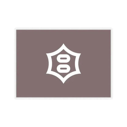 Flag of Utsunomiya Tochigi Japan - STICKER Vinyl Kiss-Cut Decal 6 Inch Transparent - The Sticker Space