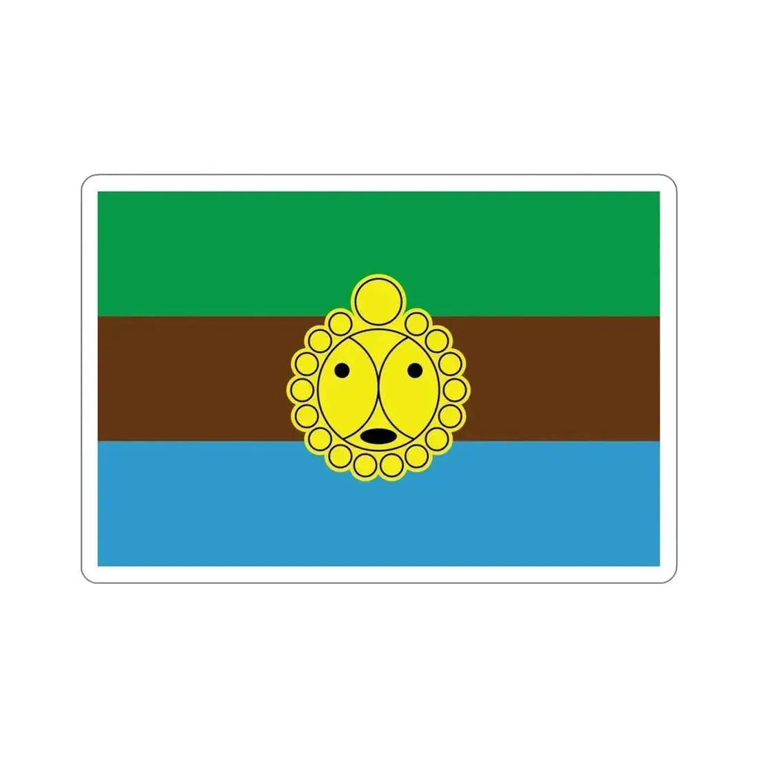 Flag of Utuado Puerto Rico STICKER Vinyl Die-Cut Decal - The Sticker Space