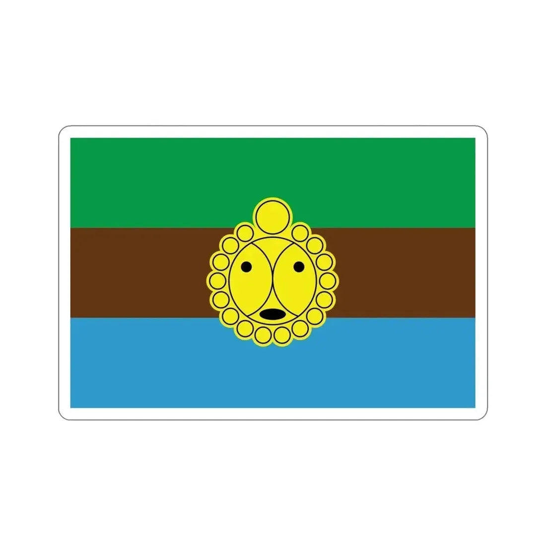 Flag of Utuado Puerto Rico STICKER Vinyl Die-Cut Decal - The Sticker Space