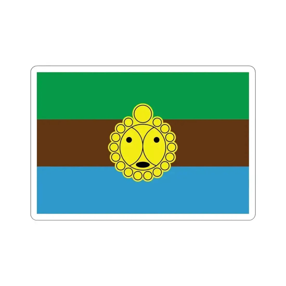 Flag of Utuado Puerto Rico STICKER Vinyl Die-Cut Decal - The Sticker Space