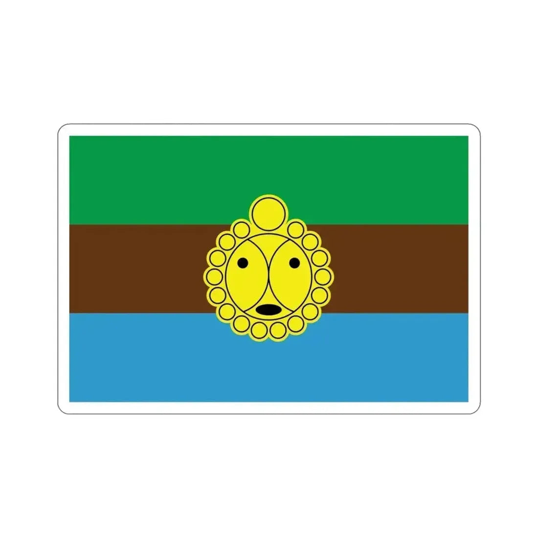 Flag of Utuado Puerto Rico STICKER Vinyl Die-Cut Decal - The Sticker Space