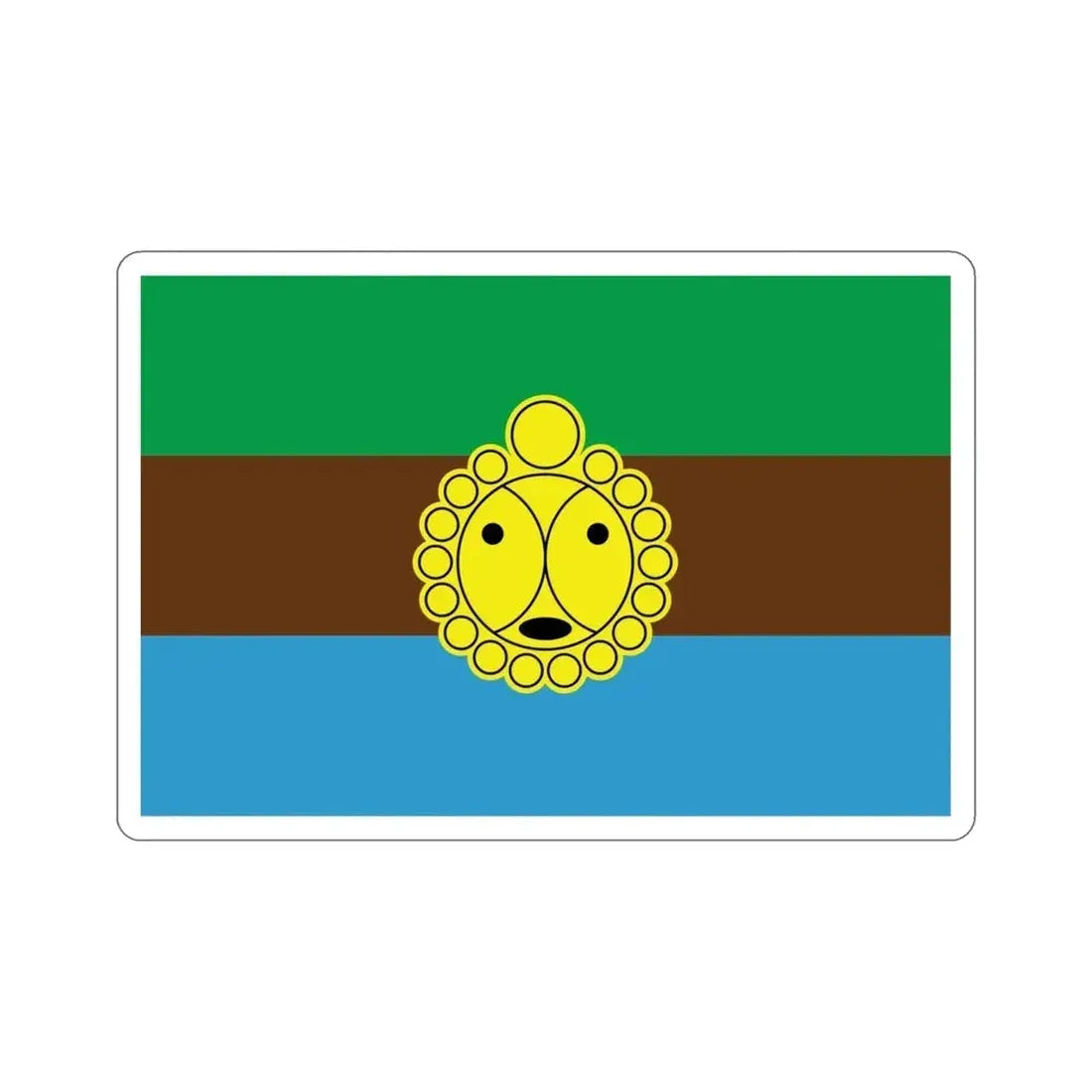 Flag of Utuado Puerto Rico STICKER Vinyl Die-Cut Decal - The Sticker Space