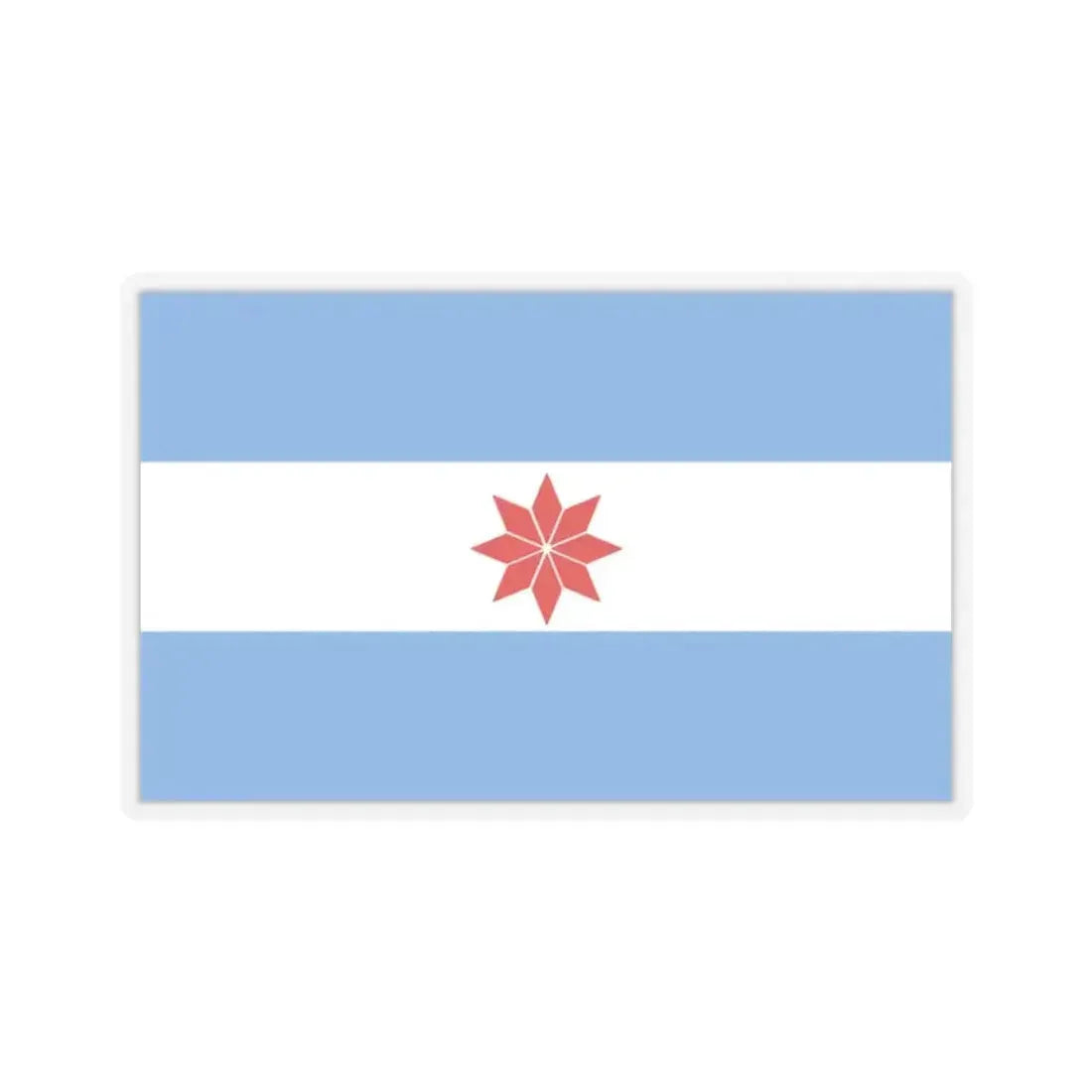 Flag of Uturuncos - STICKER Vinyl Kiss-Cut Decal 2 Inch Transparent - The Sticker Space