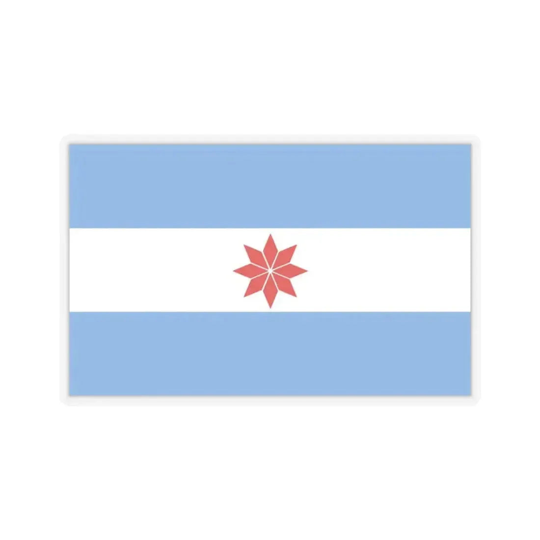 Flag of Uturuncos - STICKER Vinyl Kiss-Cut Decal 3 Inch Transparent - The Sticker Space