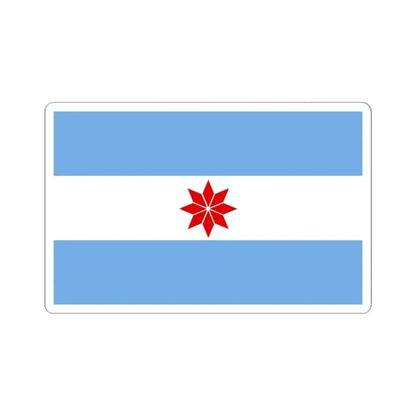Flag of Uturuncos - STICKER Vinyl Kiss-Cut Decal 3 Inch White - The Sticker Space