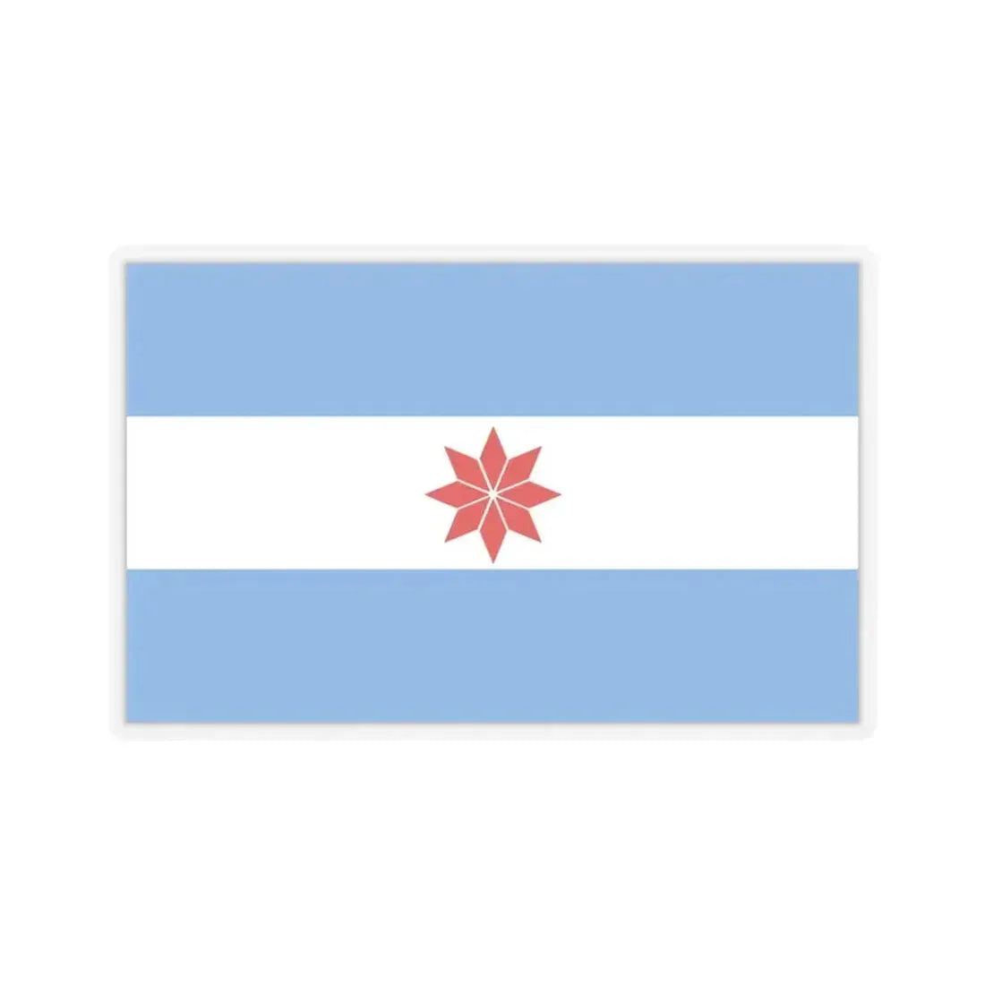 Flag of Uturuncos - STICKER Vinyl Kiss-Cut Decal 4 Inch Transparent - The Sticker Space