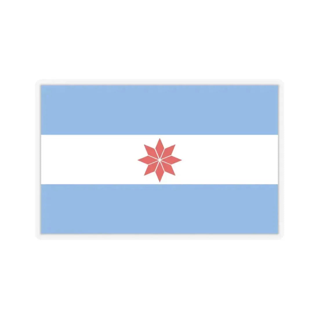 Flag of Uturuncos - STICKER Vinyl Kiss-Cut Decal 6 Inch Transparent - The Sticker Space