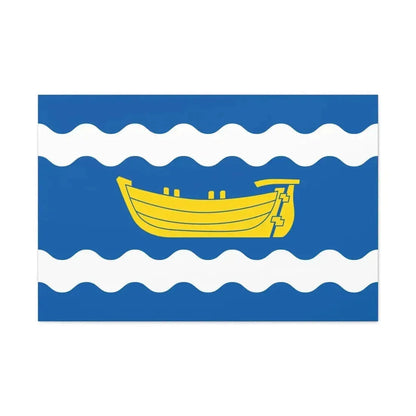 Flag of Uusimaa Finland - Canvas Wall Art - The Sticker Space