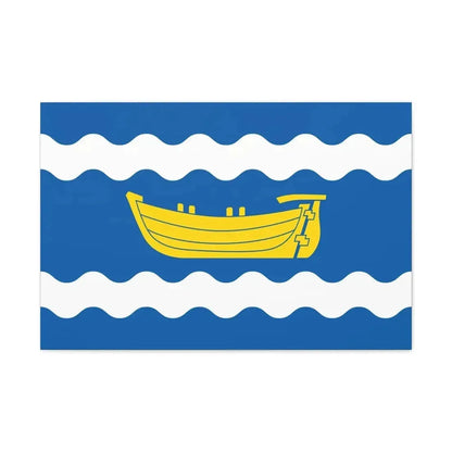 Flag of Uusimaa Finland - Canvas Wall Art - The Sticker Space