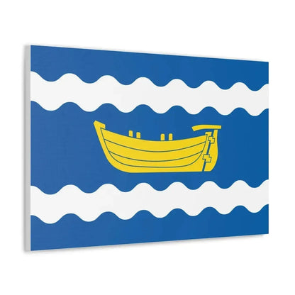 Flag of Uusimaa Finland - Canvas Wall Art - The Sticker Space