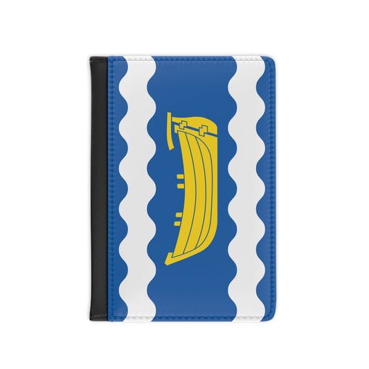 Flag of Uusimaa Finland - Passport Holder